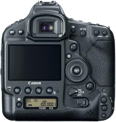 Canon EOS-1D X вид сзади